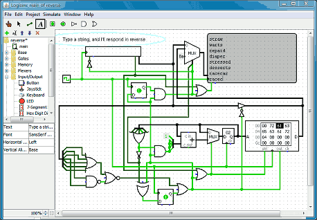 SIMULADOR ELECTRONICO LOGISIM