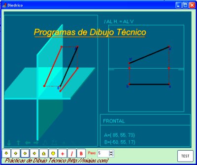 PROGRAMA SISTEMA DIEDRICO