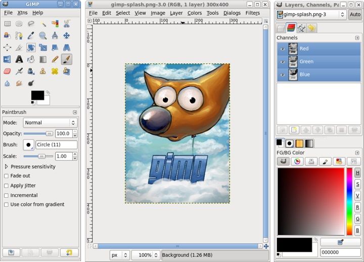 gimp 2.8