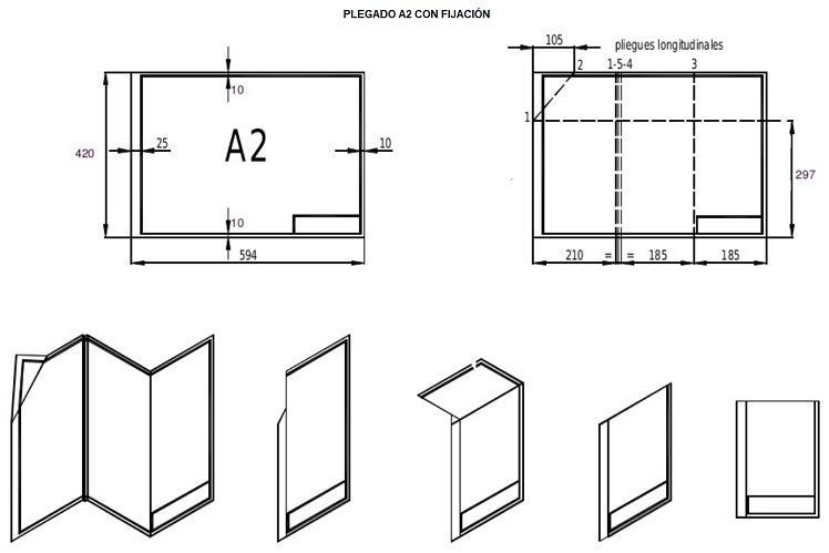 plegado de planos a2