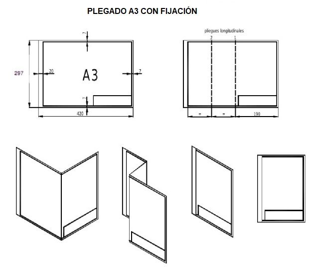 plegado de planos a3