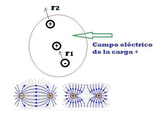 carga electrica campo