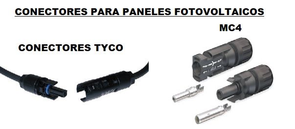 conectores paneles fotovoltaicos