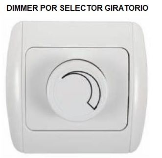 dimmer por selector