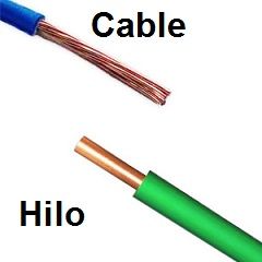 diferencia entre hilo y cable