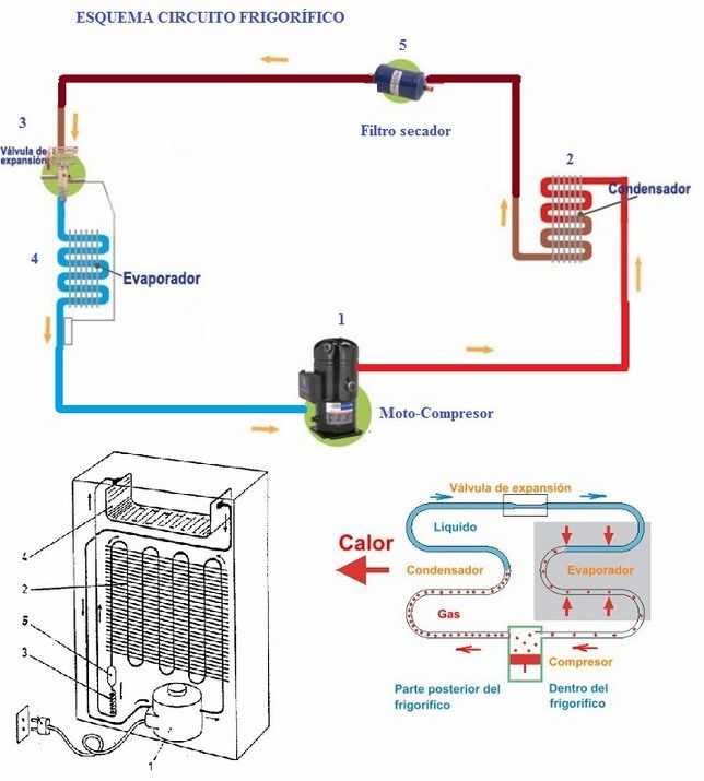 Refrigerador Partes del Refrigerador y Funcionamiento