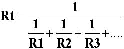 formula resistencias en paralelo