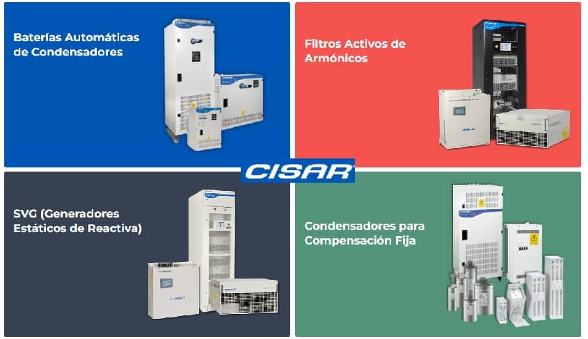 tipos compensación reactiva