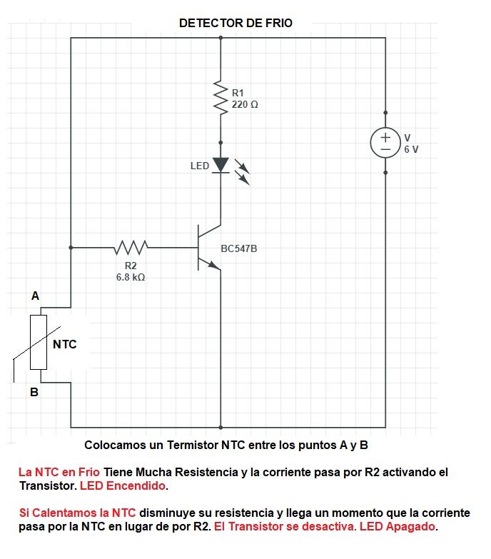 circuito detector de frio