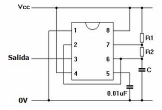 Circuito Integrado 555 Monostable Astable Timer 555 Y