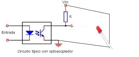 circuito basico optoacoplador