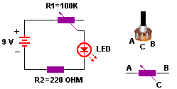 circuito potenciometro