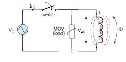 circuito varistor carga inductiva