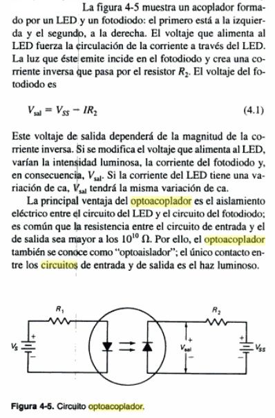 conexión optoacoplador