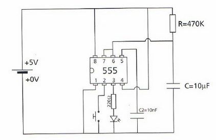 Circuito Integrado 555 Monostable Astable Timer 555 Y