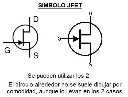 simbolo jfet