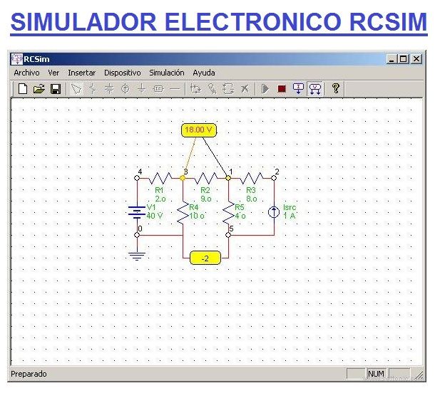 Desgastar sostén trolebús Simulador Electronico RCSIM Descargar Gratis