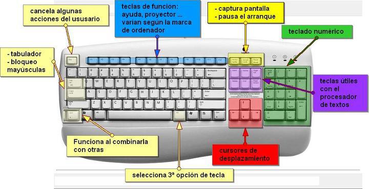 agudo libertad Tendero Teclado del Ordenador Tipos Partes Y Atajos