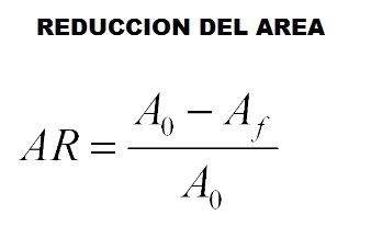 reduccion del area